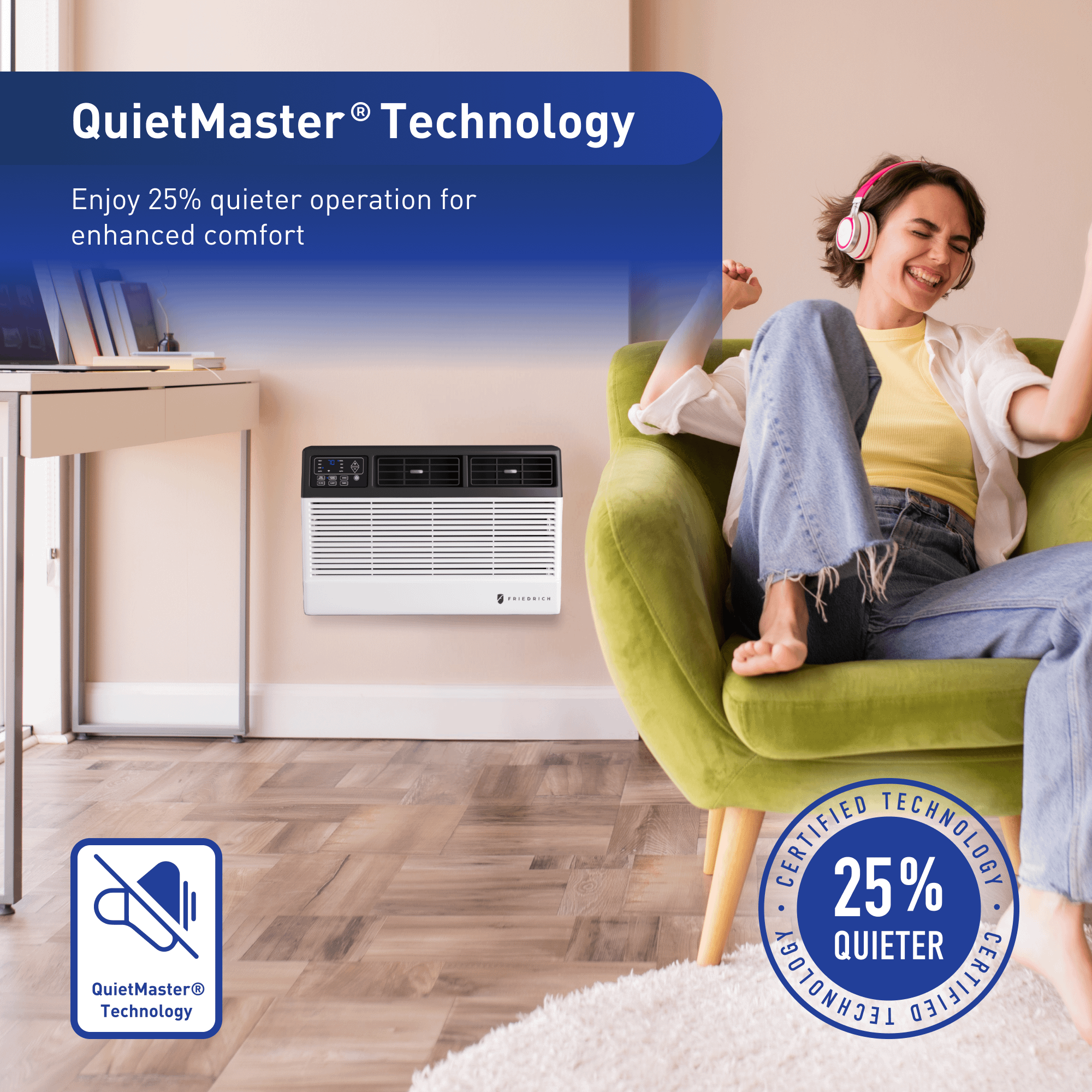 Friedrich Chill Premier CCW08B10C 8,000 Btu Smart Air Conditioner - Thumbnail 5