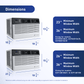 Friedrich CCF06B10C Friedrich Chill Premier 6,000 Btu 115V Smart Window Air Conditioner - Cool Only