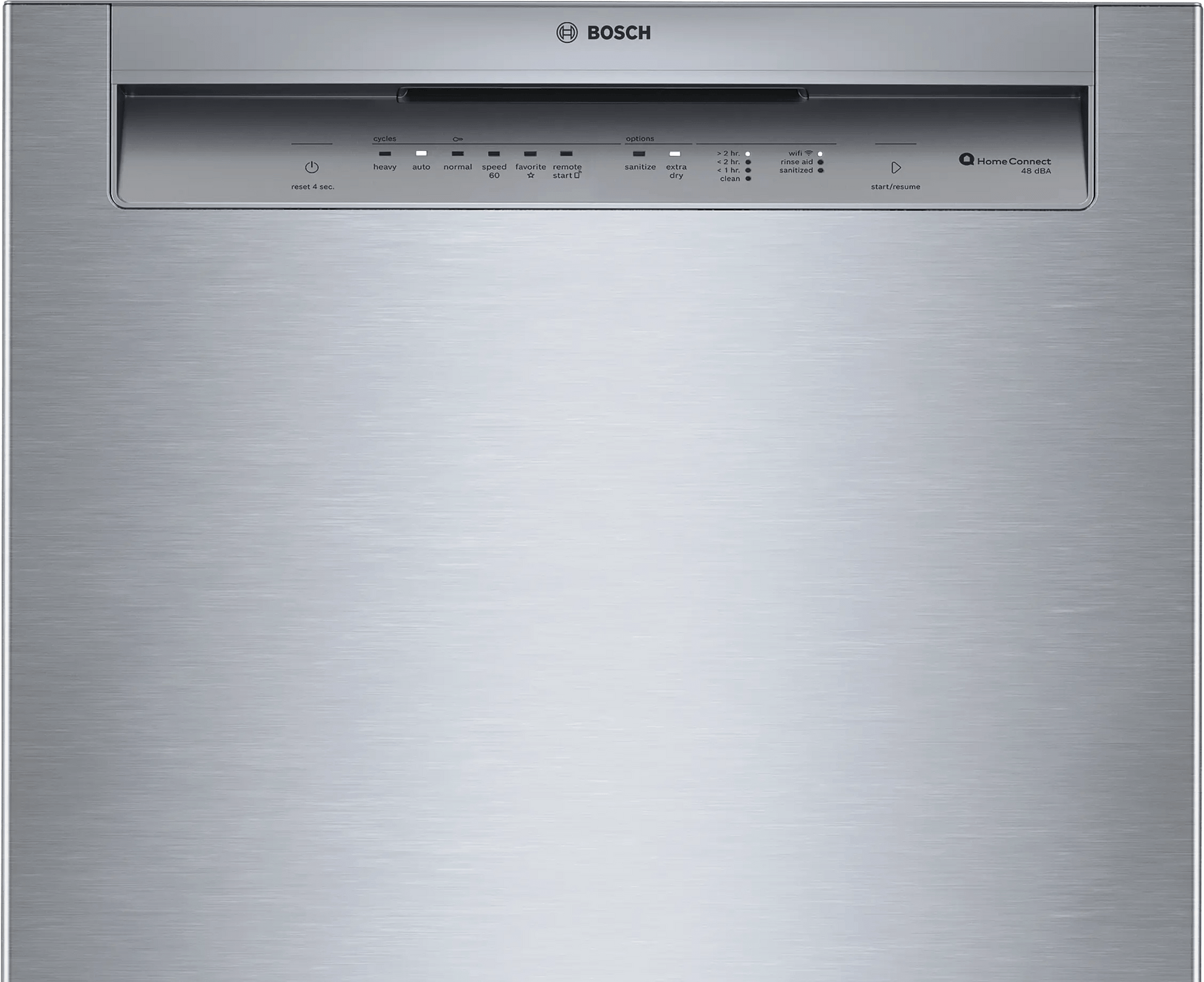 Bosch SHE43DM5N 300 Recessed Handle, 48 Dba, Standard 3Rd Rack, Puredry - Ss