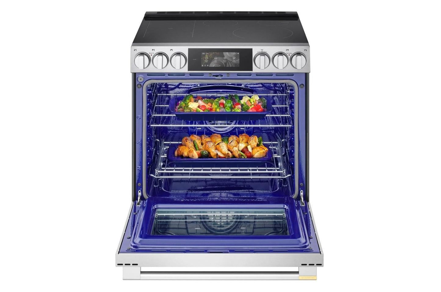 Lg LSIU6339XE Lg Signature 6.3 Cu. Ft. Smart Induction Slide-In Range With Dynamic Probake Convection®, Air Fry, Air Sous Vide, Pizza Mode And Ai Gourmet Camera