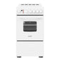 Avanti CERU200P0W Avanti 20-Inch Freestanding Electric Range With Ceramic Glass Cooktop, In White (Ceru200P0W)