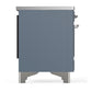 Ilve UMIB36QNR3BGC Ilve Umib36Qnr3Bgc Majestic Iii 36 Inch Induction Range With 6 Elements, 3.5 Cu. Ft. Total Oven Capacity (Solid Door, Blue Grey, Chrome)