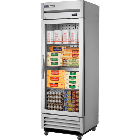 True Manufacturing Commercial T19GHCFGD01 Reach-In Glass Swing Door Refrigerator With Hydrocarbon Refrigerant~Framed Glass Door Version 01