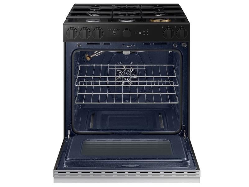 Samsung NSG6DG8500SR Bespoke 6.0 Cu. Ft. Smart Slide-In Gas Range With Air Sous Vide & Air Fry In Stainless Steel