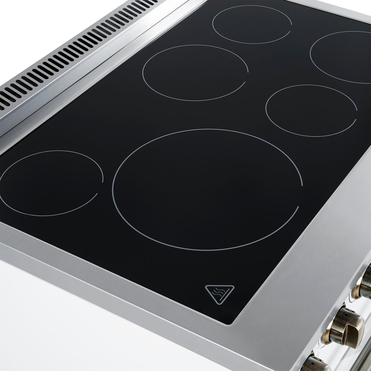 Forno FFSEL601136WHT Forno Paolo 36 Inch White Freestanding Electric Range, Stainless Steel, 5.44 Cu.Ft, True Convection Oven, Energy Efficient