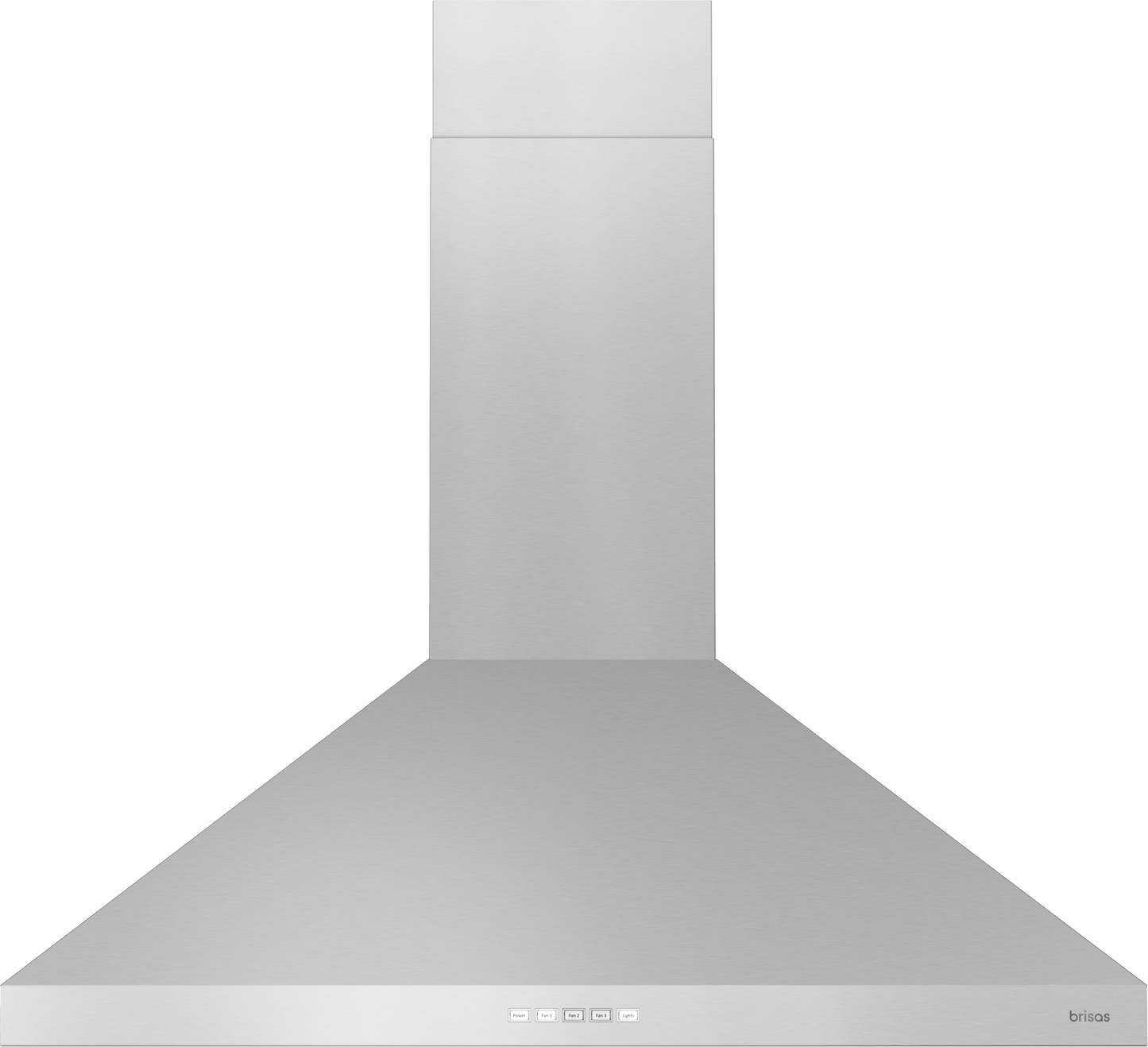 Zephyr BVEE30CS Brisas Traditional Pyramid Wall, 30" Ss, Act, Led