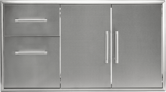 Coyote C3CD2DC 45" Double Access Doors & Access Drawer