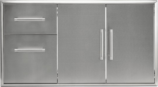 Coyote C3CD2DC 45" Double Access Doors & Access Drawer