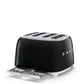 Smeg TSF03BLUS Toaster Black Tsf03Blus