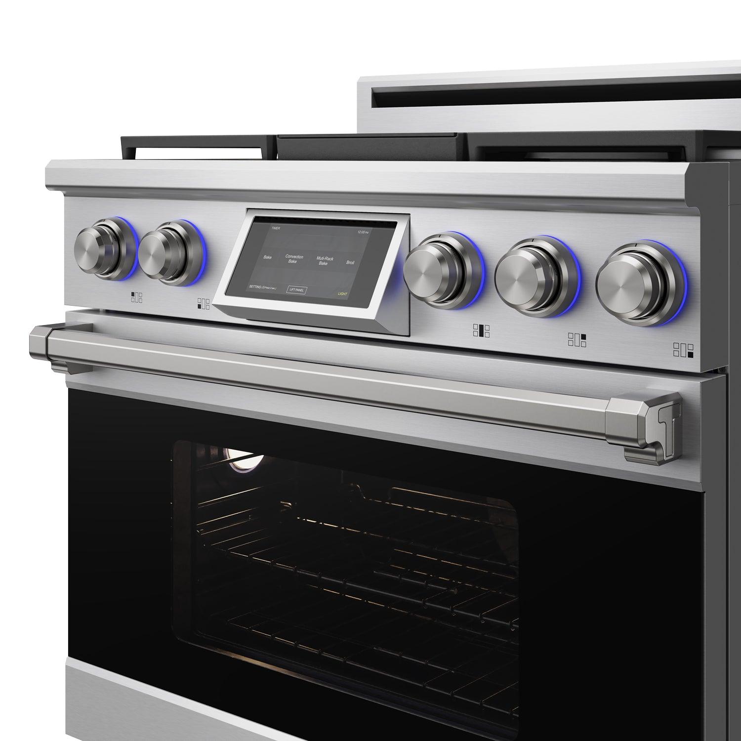 Thor Kitchen XRD36ELP 36 Inch X Series Professional Freestanding Dual Fuel Liquid Propane Range