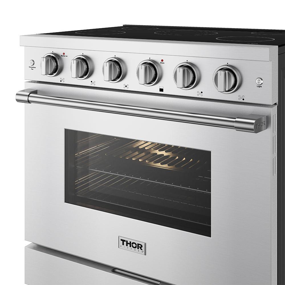 Thor Kitchen SRE3601 36 Inch S Series Professional Freestanding Electric Range