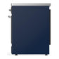 Ilve UMIB30QNR3MBC Ilve Umib30Qnr3Mbc Majestic Iii 30 Inch Induction Range With 4 Elements, 4 Cu. Ft. Oven Capacity (Solid Door, Midnight Blue, Chrome)