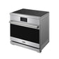 Thor Kitchen XRI36E 36 Inch X Series Professional Freestanding Induction Range