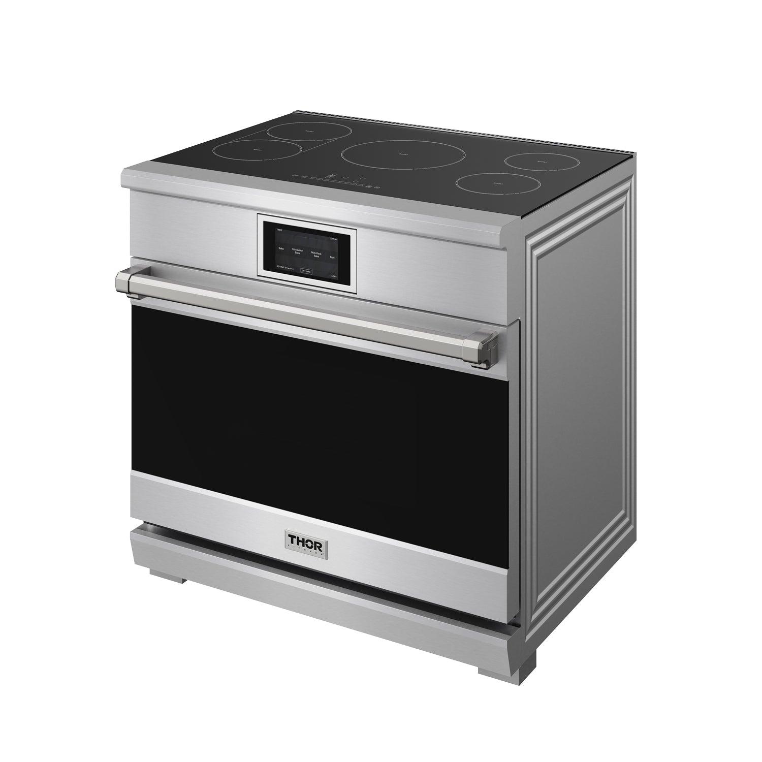 Thor Kitchen XRI36E 36 Inch X Series Professional Freestanding Induction Range