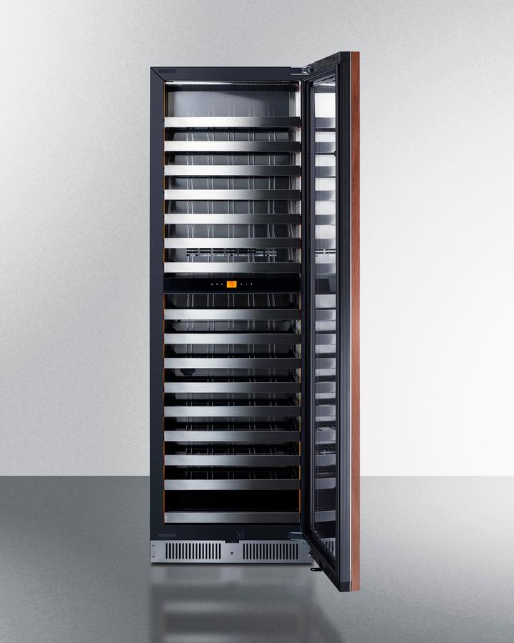 Summit SDHWC98PNRLHD 24" Wide Dual Zone Wine Cellar - Thumbnail 3