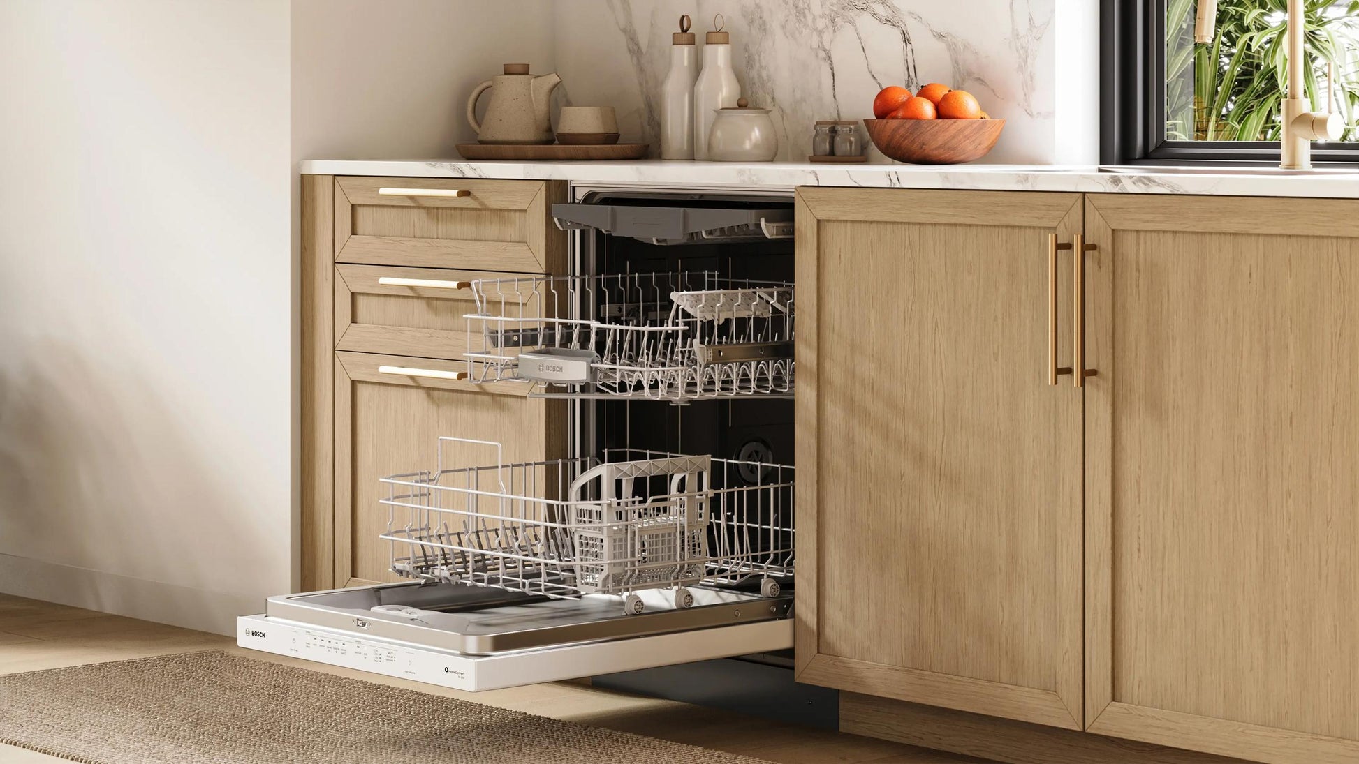 Bosch SHP65DM2N 500 Series, Built-Under Dishwasher, 24'', White