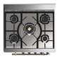 Ilve UM30QNR3EGB Ilve Um30Qnr3Egb Majestic Iii 30 Inch Dual Fuel Range With 5 Black Brass Burners, Dual Function Burner Up To 25,000 Btu (Natural Gas, Solid Door, Emerald Green, Burnished)