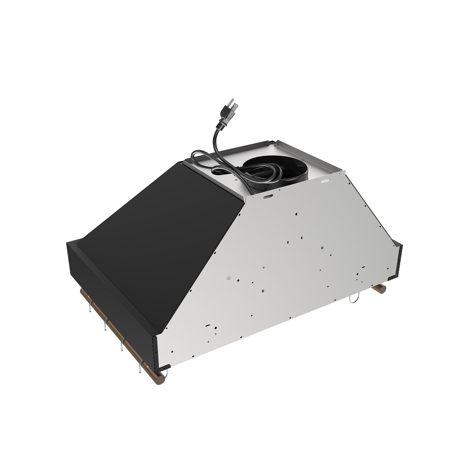 Forno FRHWM550330BLK Forno Venezia 30 Inch Wall-Mounted Range Hood In Black With Touch Controls And Baffle Filters