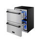 Thor Kitchen RZ24UBLK 24 Inch Undercounter Built-In / Freestanding Drawer Freezer - Stainless Steel/Black Gordon Ramsay Series