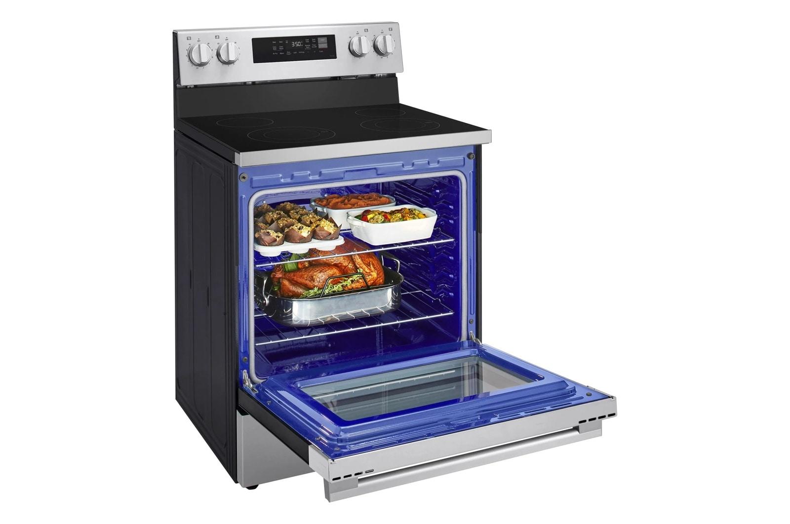 Lg LREN6321VE 6.3 Cu. Ft. Smart Wi-Fi Enabled Electric Range With Air Fry & Easyclean®