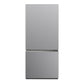 Verona VEFBF3017RISL Verona Vefbf3017Risl 30 Inch Freestanding Bottom Freezer Refrigerator With 17.6 Cu. Ft. Total Capacity, Automatic Ice Maker, Recessed Handle