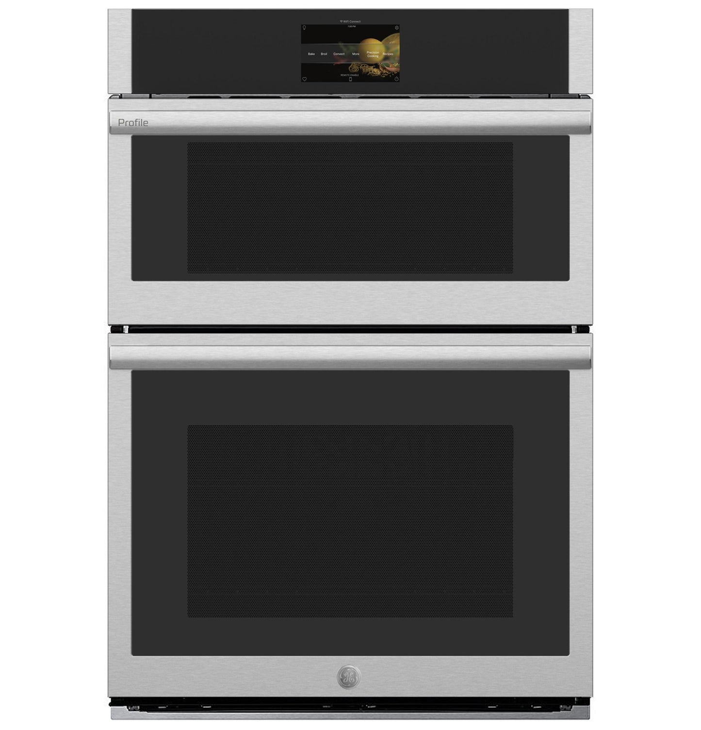 Ge Appliances PT9900SWSS Ge Profile™ 30 In. Combination Double Wall Oven With Convection, Air Fry, Steam, Sous Vide, And Advantium® Technology