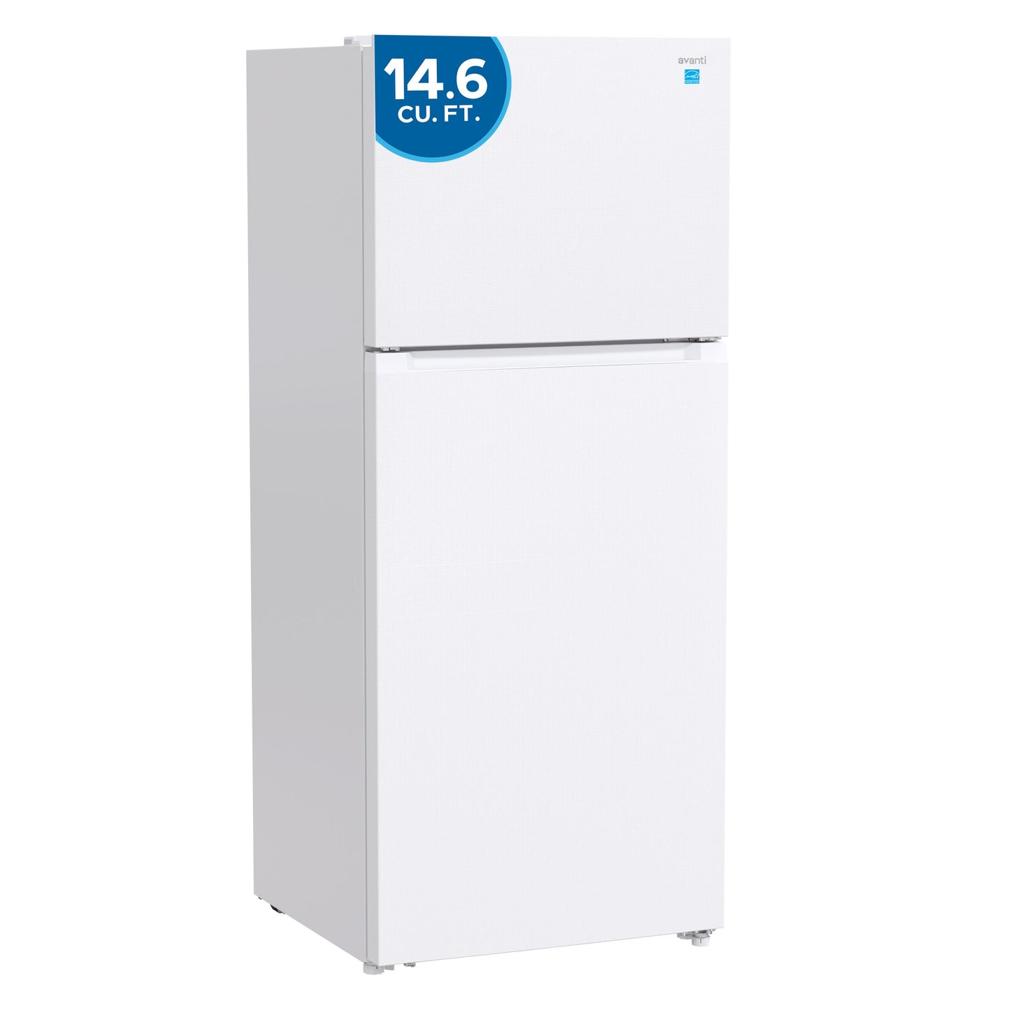 Avanti AVFF146DLJ0W Avanti Frost-Free Apartment Size Garage-Ready Refrigerator, 14.6 Cu. Ft. Capacity, In White (Avff146Dlj0W)