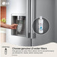 Lg LF29S9730S 29 Cu. Ft. Standard-Depth Max™ 4-Door French Door Refrigerator With Mini Craft Ice™ And Full-Convert Drawer™