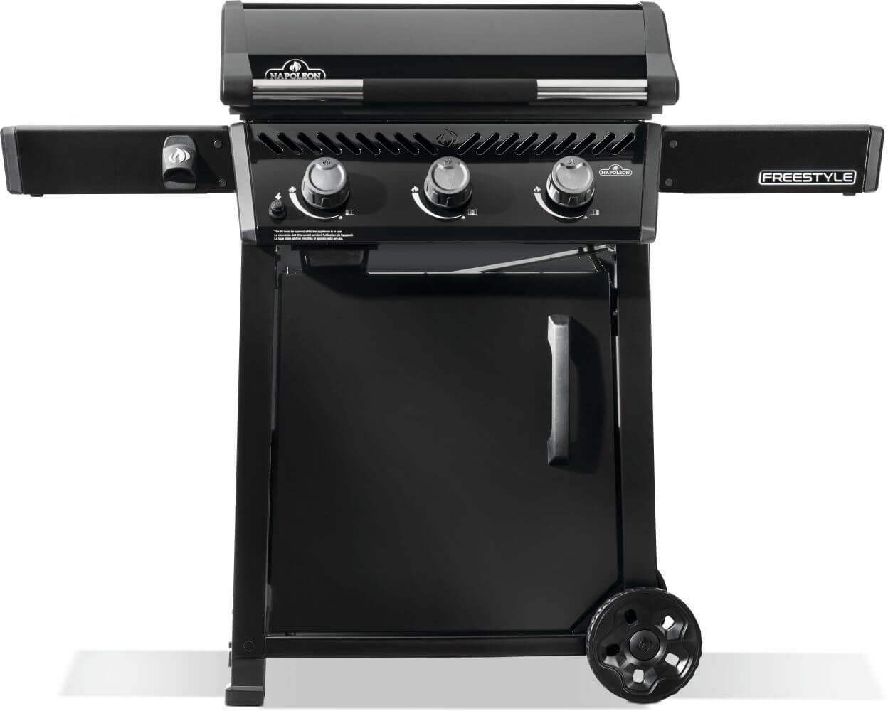 Napoleon Bbq F24DFTNK Freestyle 24 Inch Pre-Seasoned Non-Stick Griddle , Natural Gas, Black
