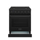 Thor Kitchen LRG3001UB 30 Inch Professional Gas Range In Black