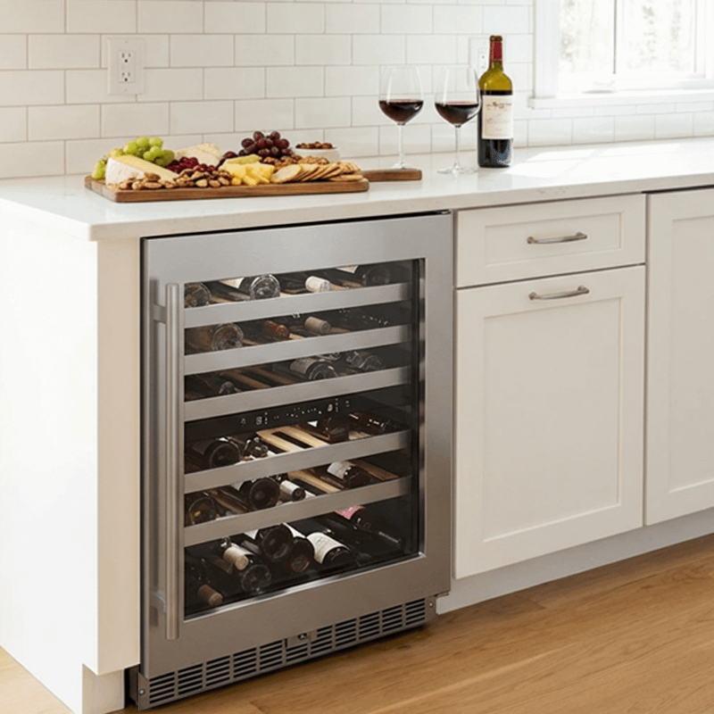 Element Appliance EWD24BES Cellara By Element 24 In., 46 Bottle Dual-Zone Wine Cooler - Stainless Steel