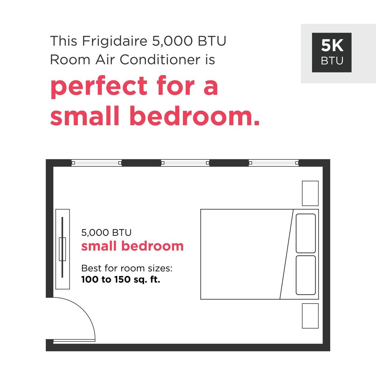 Frigidaire FHWC054TE1 5,000 Btu Window Room Air Conditioner