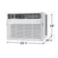 Frigidaire FHWW185WE2 18,000 Btu Inverter Window Room Air Conditioner With Wi-Fi (Energy Star)
