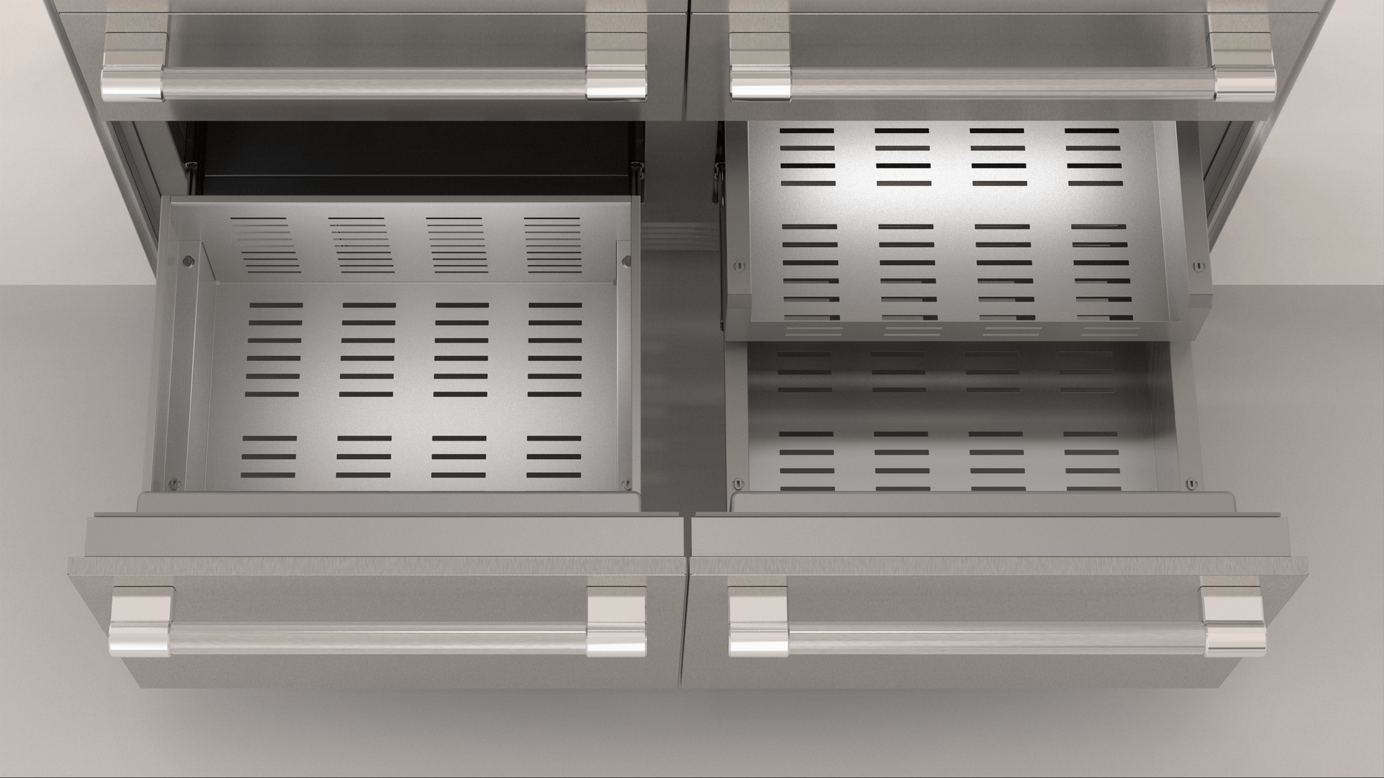 Thermador T48BT122NS Freedom®, Built-In French Door Bottom Freezer, Stainless Steel