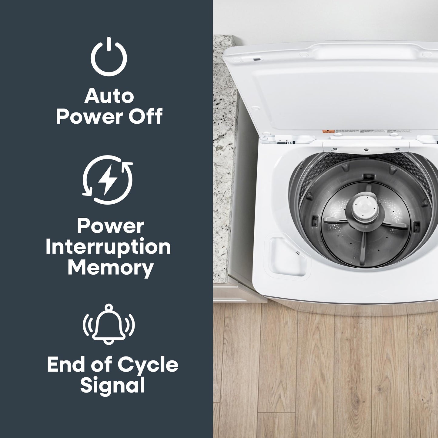 Element Appliance ENTW3925EW Element 3.9 Cu. Ft. Top Load Washer With Agitator - White (Entw3925Ew)