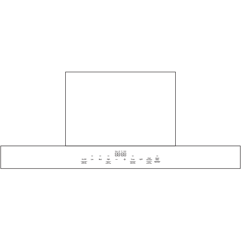 Cafe UVW9301SLSS 30" Smart Designer Wall Mount Hood W/ Perimeter Venting