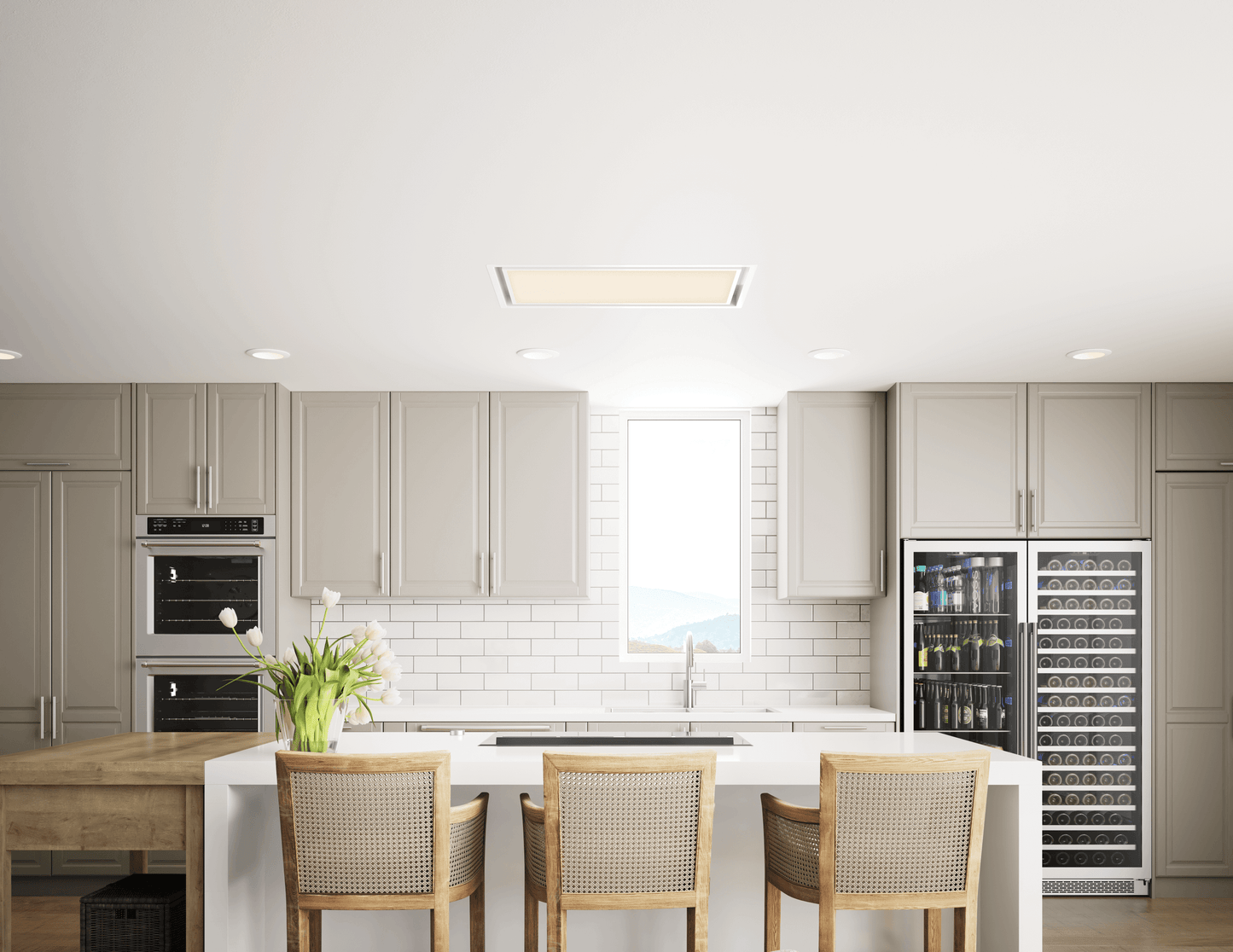 Zephyr DLGE36AWX Lux Glo, 36In, White, Blower Sold Separately