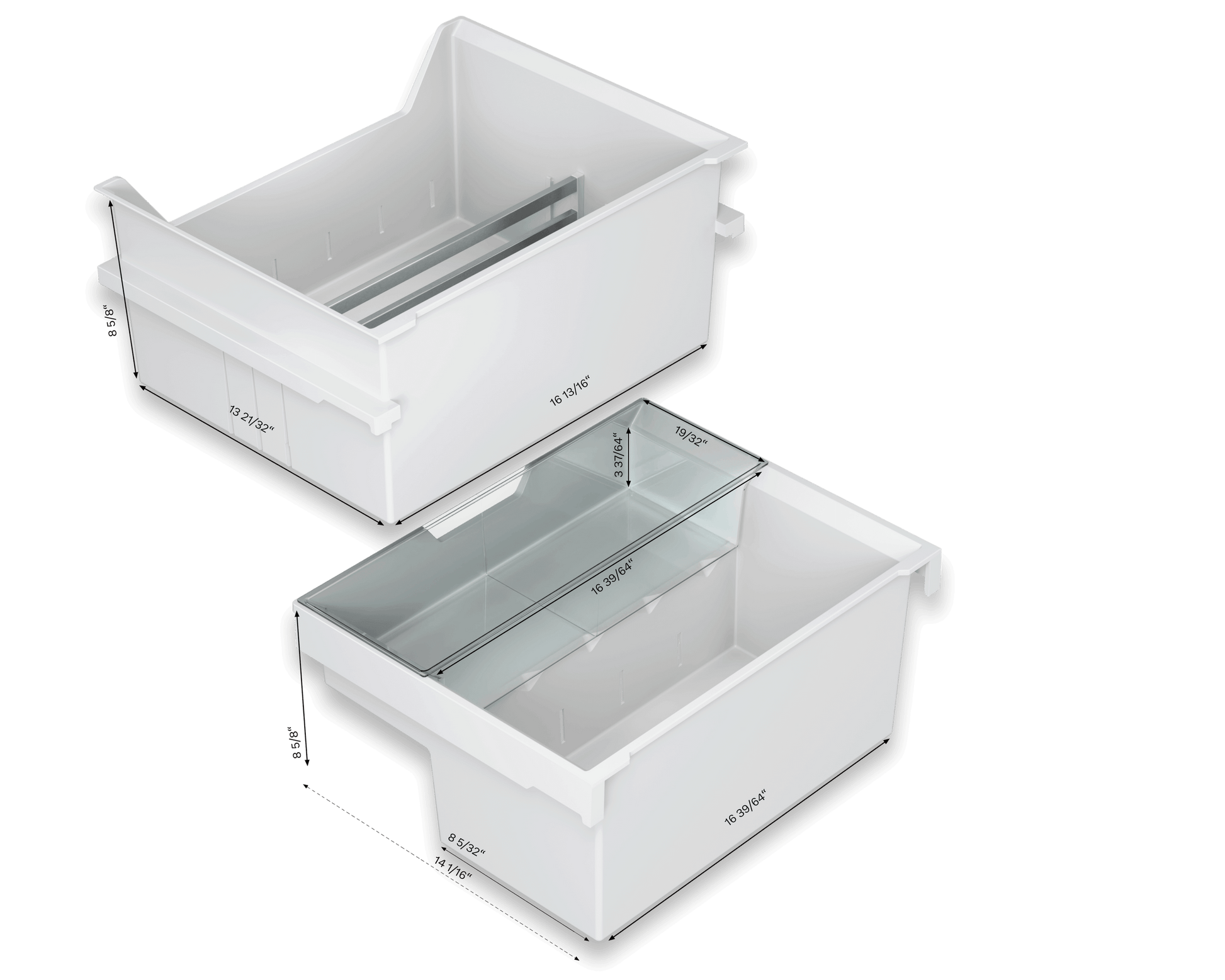Miele KU7175D Ku 7175 D - 24" Built-Under Refrigerator With Two Individually Adjustable Temperature Zones For More Flexibility.