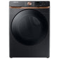 Samsung F1679514478305 Extra Large Capacity Smart Front Load Washer And Gas Dryer Set With Super Speed Wash, Steam Sanitize+, And Sensor Dry In Brushed Black