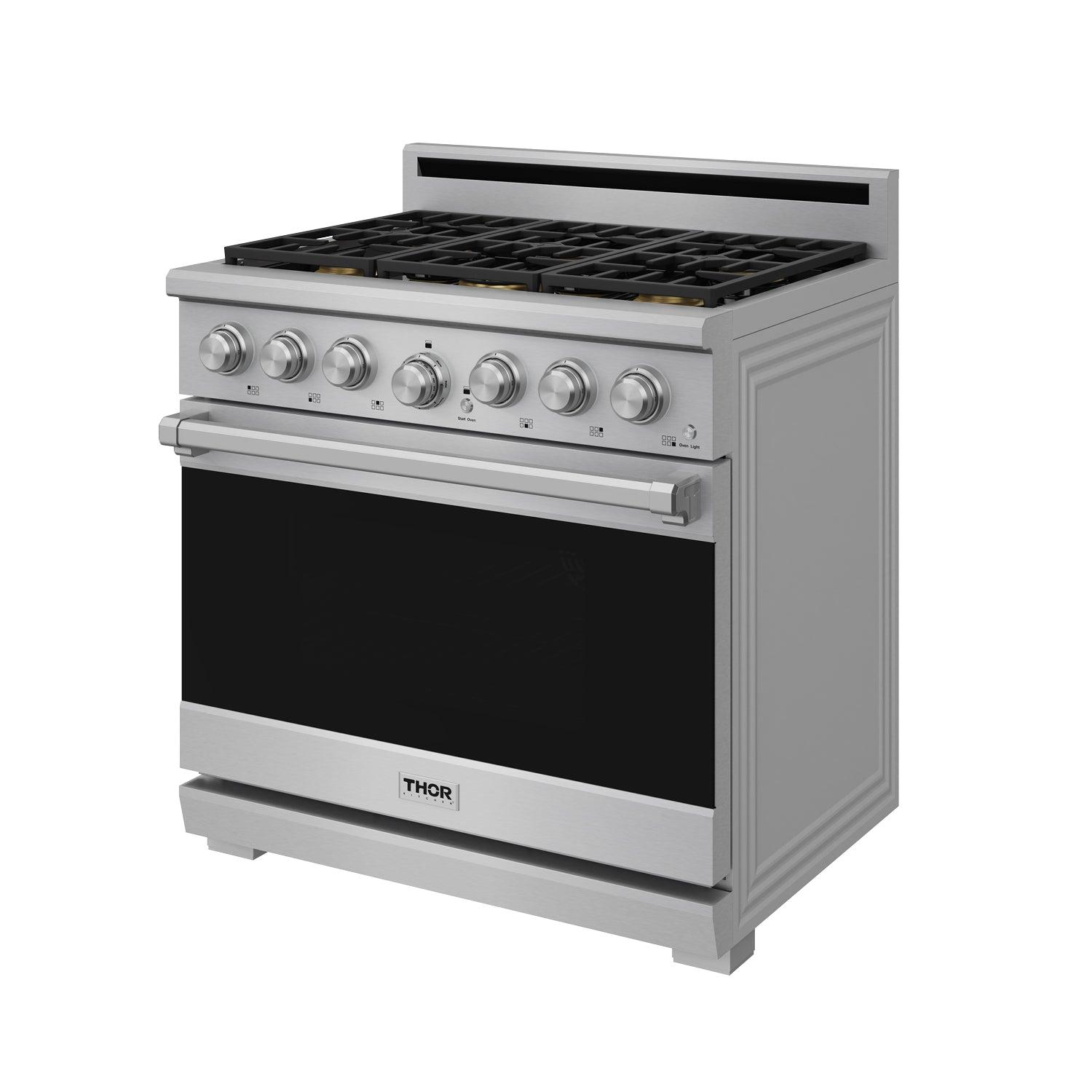 Thor Kitchen XRG36E 36 Inch X Series Premium Professional Gas Range