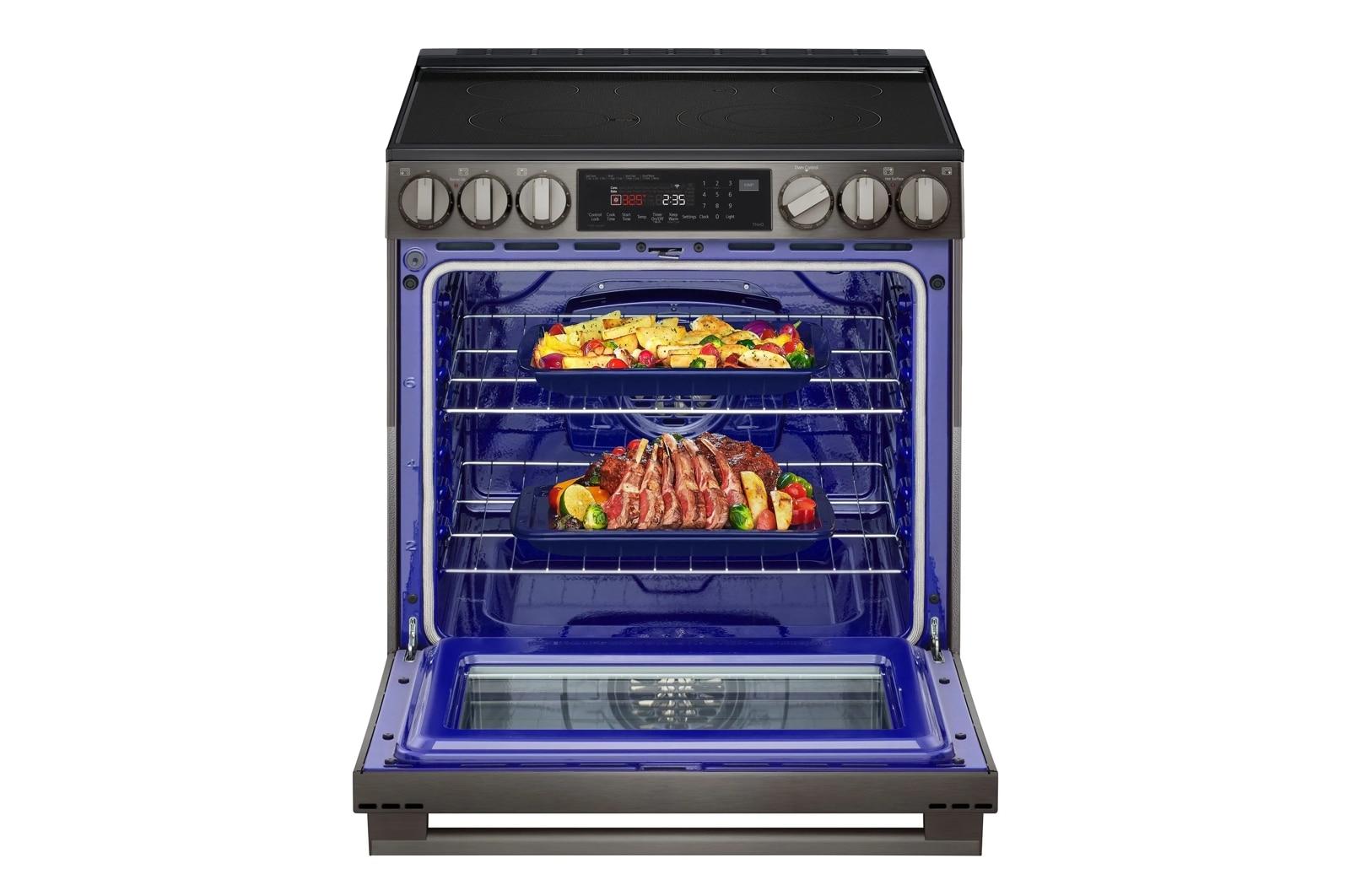 Lg LSEL6335ZE 6.3 Cu. Ft. Smart Electric Slide-In Range With Instaview®, Probake Convection®, And Air Fry