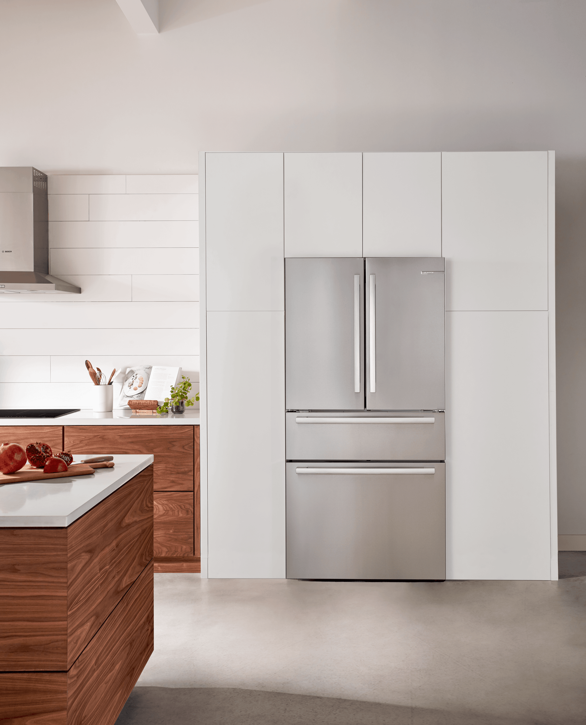Bosch B36CL84SNS 800 Series, French Door Bottom Freezer, Multi Door, 36'', Brushed Steel (With Anti-Fingerprint)