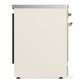 Ilve UMIB30QNR3AWG Ilve Umib30Qnr3Awg Majestic Iii 30 Inch Induction Range With 4 Elements, 4 Cu. Ft. Oven Capacity (Solid Door, Antique White, Brass)