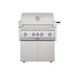 Thor Kitchen TPG3601 36 Inch 4 Burners Built In Gas Grill On Cart With Sear/Rear Infrared Burner & Rotisserie Natural Gas
