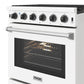 Thor Kitchen LRG3001UW 30 Inch Professional Gas Range In White