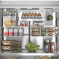 Bosch B36CL84ENW 800 Series, French Door Bottom Mount Refrigerator, Glass Door, 36'', White, Total No Frost