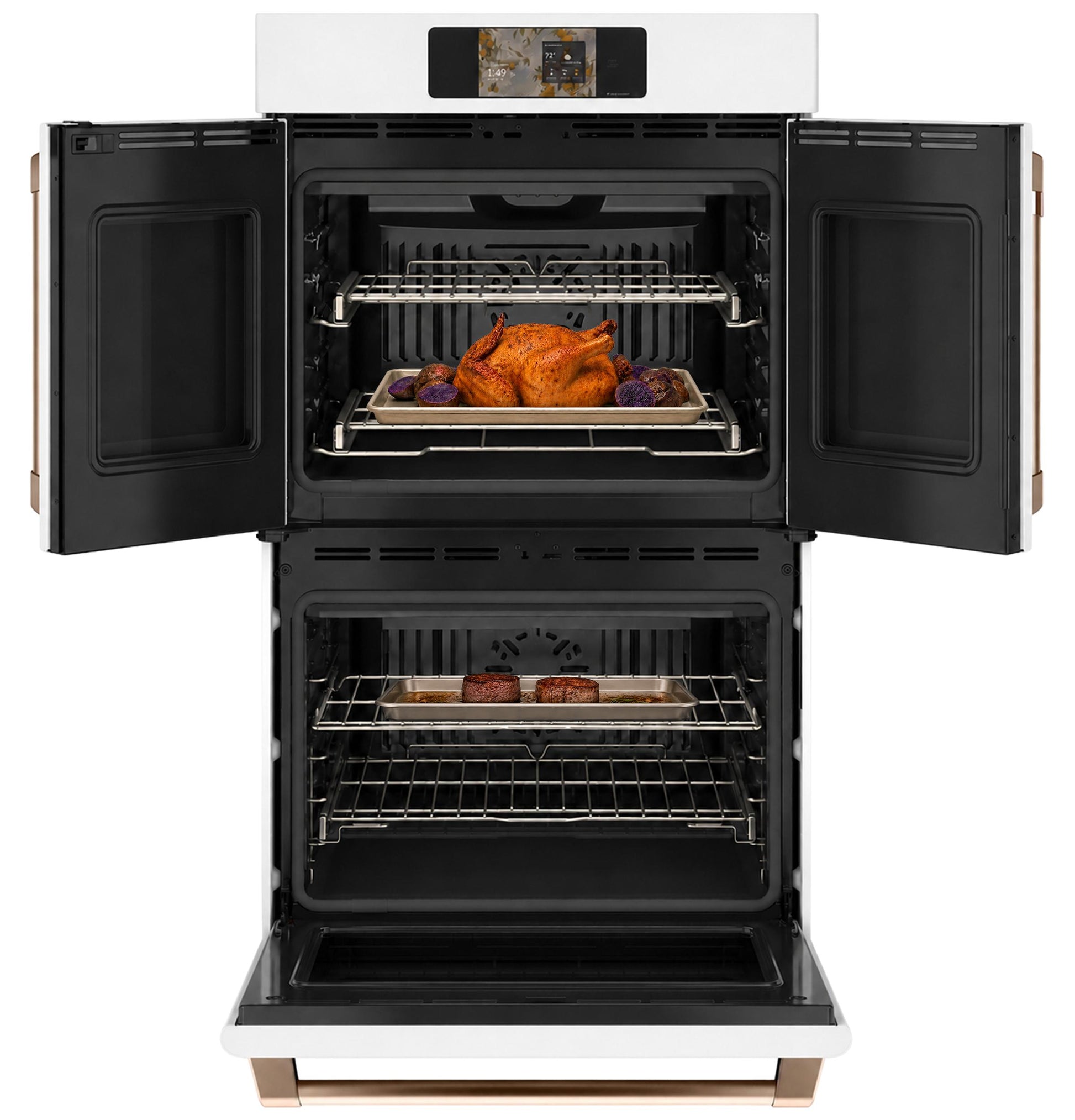 Cafe CTD90FP4ZW2 Café™ Professional Series 30" Smart Built-In Convection French-Door Double Wall Oven