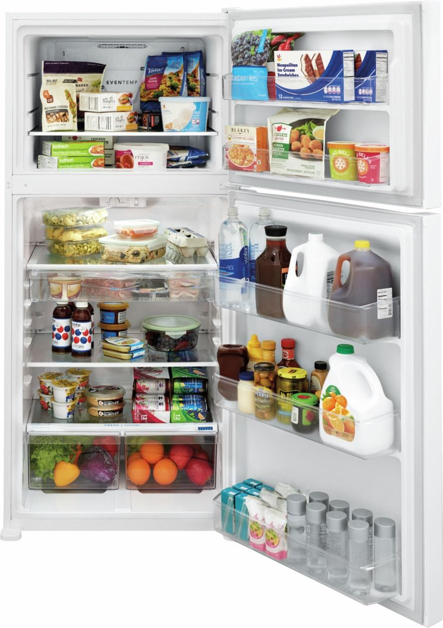 Frigidaire FFHT2045XW 20 Cu. Ft. Garage Ready Top Freezer Refrigerator