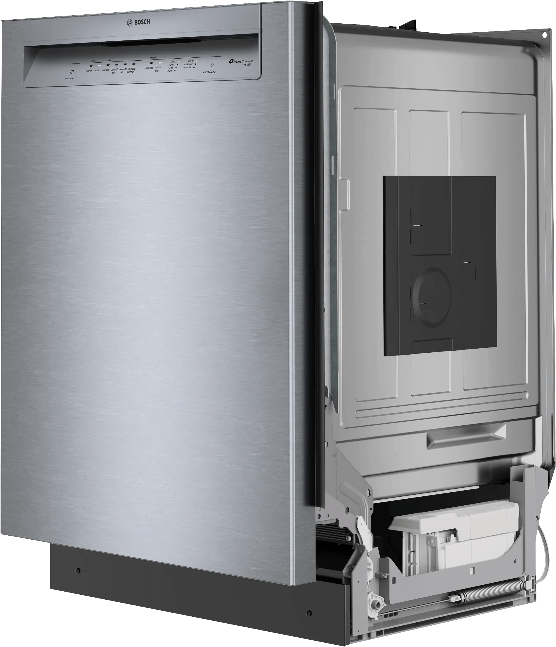 Bosch SHE43DM5N 300 Recessed Handle, 48 Dba, Standard 3Rd Rack, Puredry - Ss