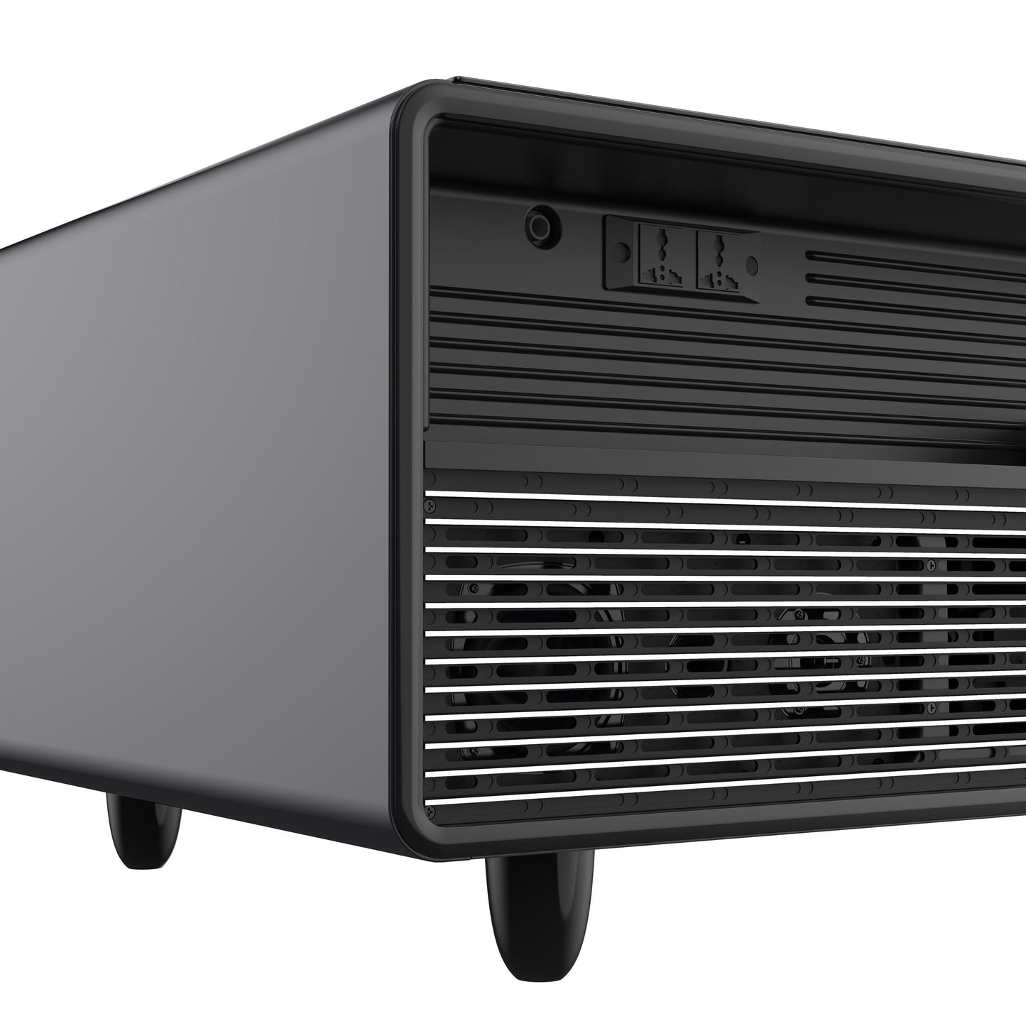 Forno FCTFR700651BLK Forno Evoluto Tavolo 51-Inch Black Smart Coffee Table - Dual Refrigerator Drawers, Bluetooth 5.0 Audio, Wireless Charging & Rgb Ambient Light
